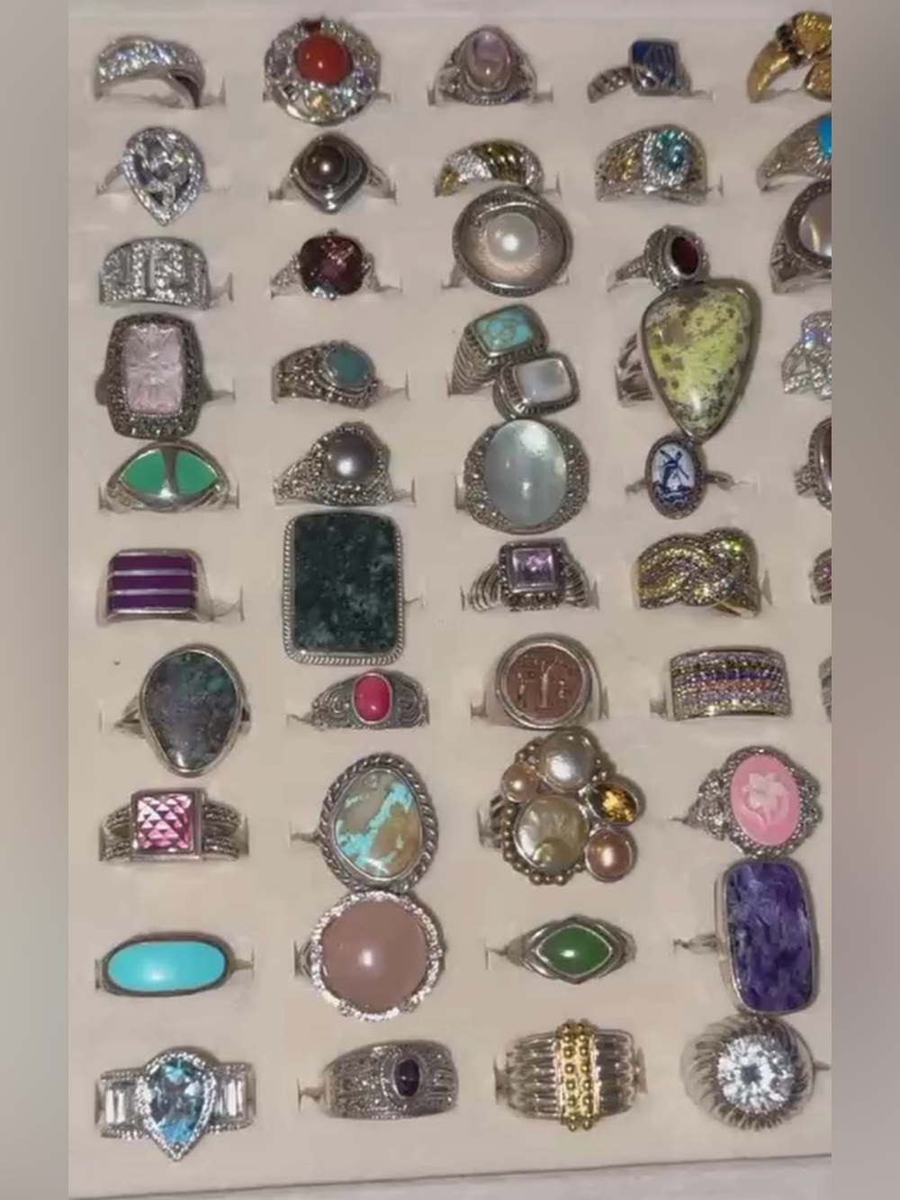 Sterling Silver Gemstone Ring Collection - $50 per ring - Your Choice!